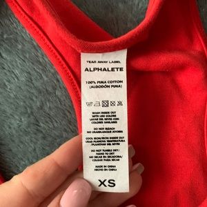 Alphalete cropped tank